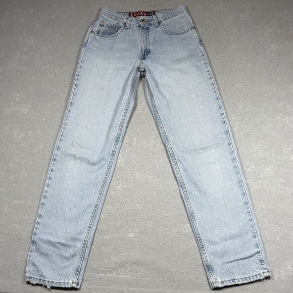 Levi's Denim - Vintage Levi's Silvertab Jeans Women’s Size 7/8 Loose Fit Light Blue Denim